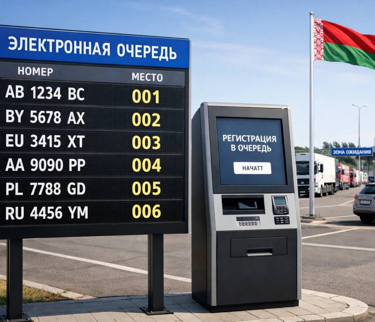Беларусь. C 1 апреля 2026 года введена возможность онлайн-бронирования даты въезда грузовых транспортных средств в автодорожный пункт пропуска.