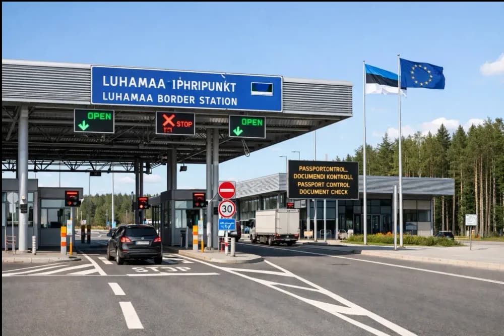 Эстония с 24 февраля 2026 года на три месяца приостанавливает работу в ночное время двух пунктов пропуска на границе с Россией.