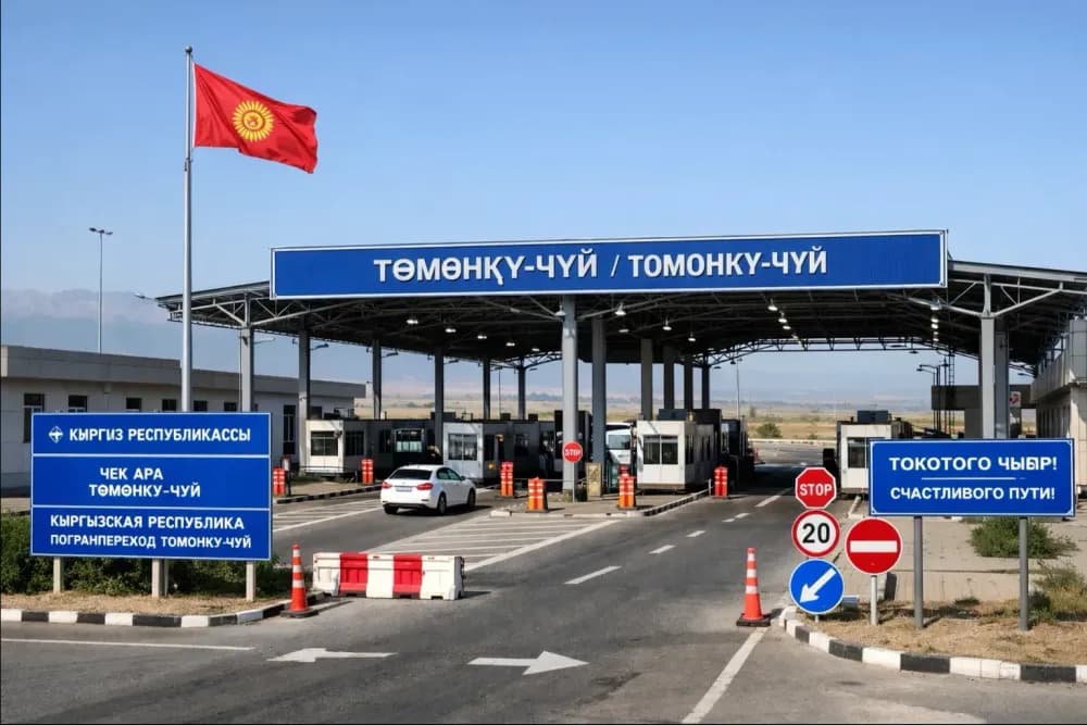 Еще два КПП на границе Кыргызстана с Казахстаном получат международный статус и перейдут на круглосуточный режим.